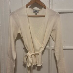 & Other Stories Long Sleeve Wrap Top